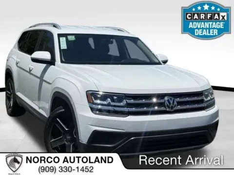 White 2018 Volkswagen Atlas S Sport Utility 4D for sale in Norco, CA