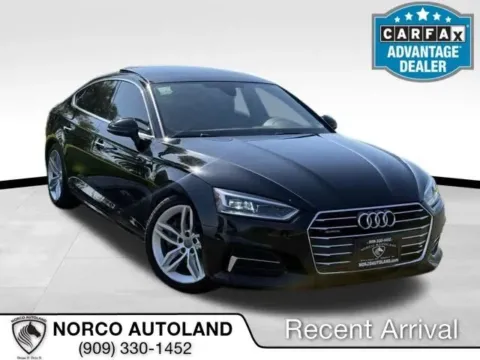 Black 2019 Audi A5 Premium Sedan 4D for sale in Norco, CA