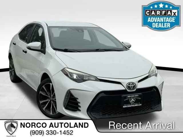 White 2018 Toyota Corolla SE for sale in Norco, CA