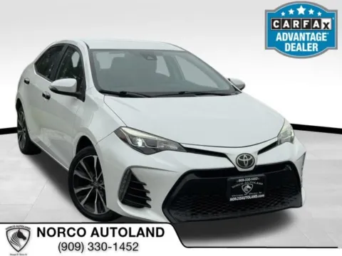 White 2018 Toyota Corolla SE for sale in Norco, CA