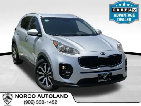 Silver 2017 Kia Sportage EX for sale in Norco, CA