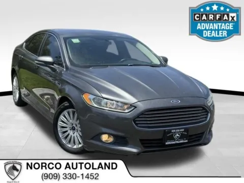 Gray 2015 Ford Fusion Energi SE Luxury for sale in Norco, CA