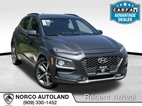 Gray 2019 Hyundai Kona Limited for sale in Norco, CA