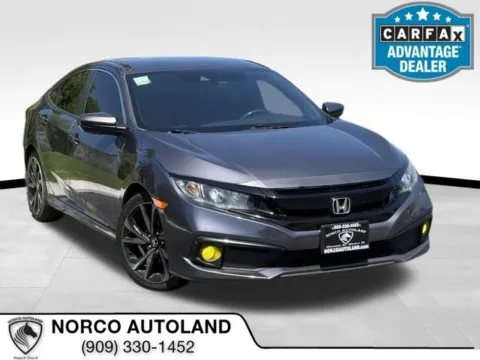 Gray 2020 Honda Civic Sport for sale in Norco, CA
