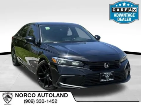 Black 2022 Honda Civic Sport for sale in Norco, CA