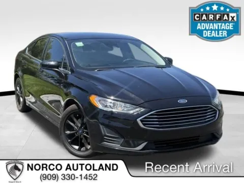 Black 2019 Ford Fusion SE for sale in Norco, CA