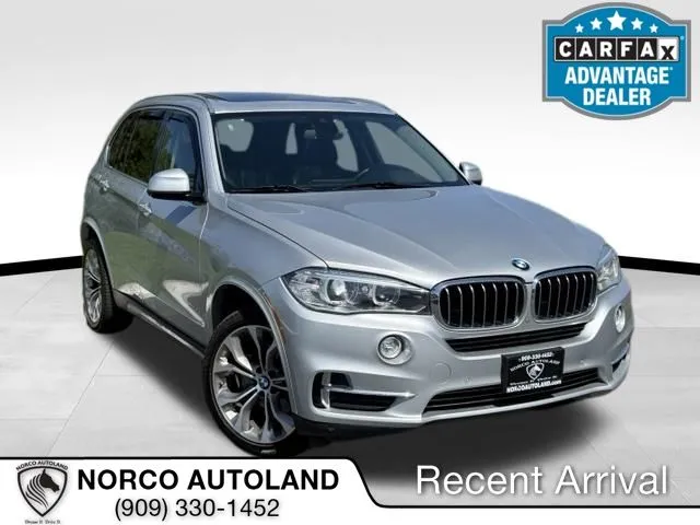 Silver 2016 BMW X5 xDrive35i for sale in Norco, CA