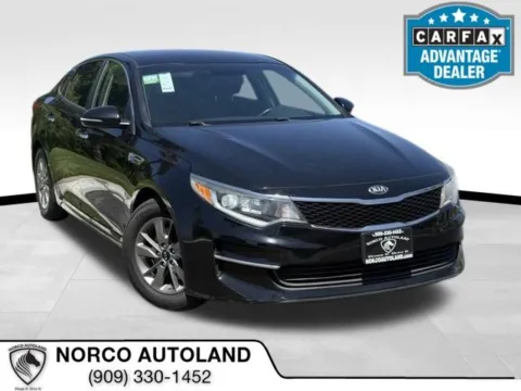Black 2016 Kia Optima LX for sale in Norco, CA