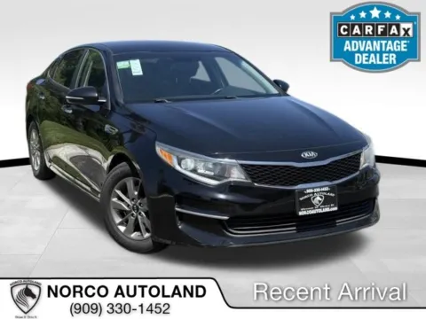 Black 2016 Kia Optima LX for sale in Norco, CA