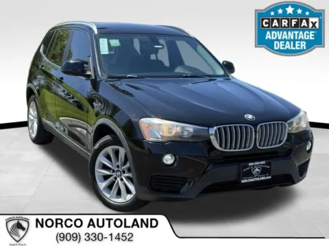 Black 2017 BMW X3 sDrive28i for sale in Norco, CA