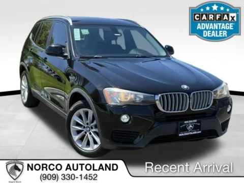 Black 2017 BMW X3 sDrive28i for sale in Norco, CA