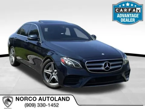 Blue 2017 Mercedes-Benz E-Class E 300 for sale in Norco, CA