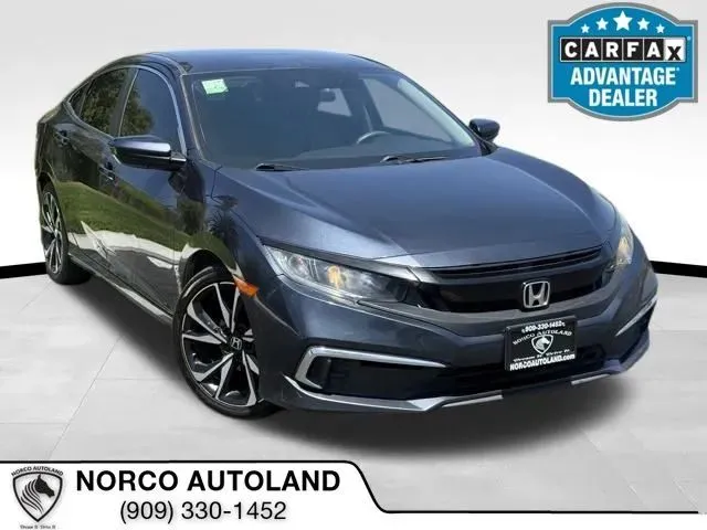 Blue 2019 Honda Civic LX Sedan 4D for sale in Norco, CA