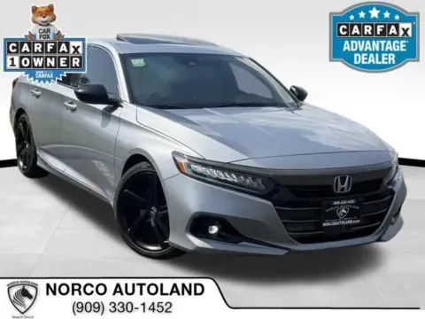 Gray 2021 Honda Accord Sport Sedan 4D for sale in Norco, CA