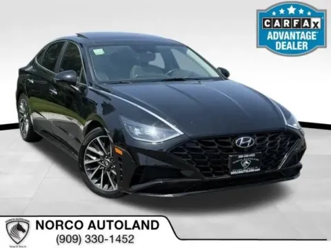 Black 2020 Hyundai Sonata Limited Sedan 4D for sale in Norco, CA