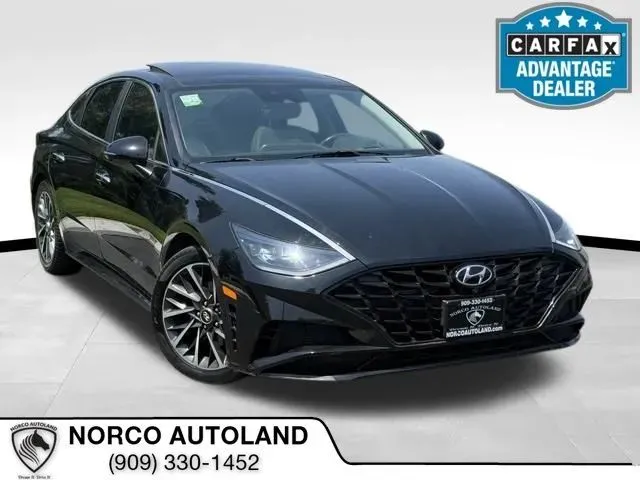 Black 2020 Hyundai Sonata Limited Sedan 4D for sale in Norco, CA