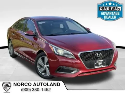 Red 2016 Hyundai Sonata Hybrid Limited Sedan 4D for sale in Norco, CA