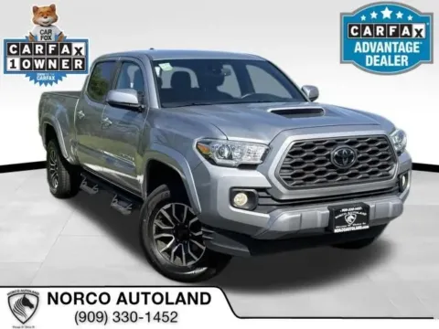 Silver 2021 Toyota Tacoma Double Cab TRD Sport Pickup 4D 6 ft for sale in Norco, CA