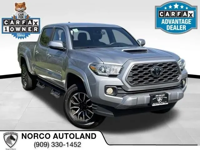 Silver 2021 Toyota Tacoma Double Cab TRD Sport Pickup 4D 6 ft for sale in Norco, CA