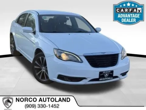 White 2012 Chrysler 200 S Sedan 4D for sale in Norco, CA