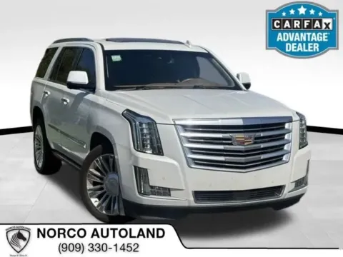 White 2016 Cadillac Escalade Platinum Sport Utility 4D for sale in Norco, CA