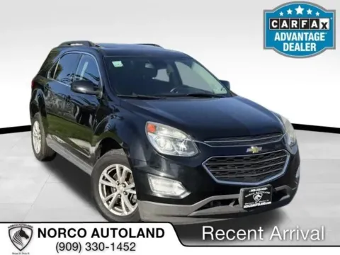 Black 2017 Chevrolet Equinox LT Sport Utility 4D for sale in Norco, CA