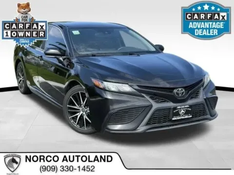 Black 2023 Toyota Camry SE Sedan 4D for sale in Norco, CA