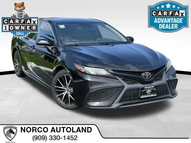 Black 2023 Toyota Camry SE Sedan 4D for sale in Norco, CA