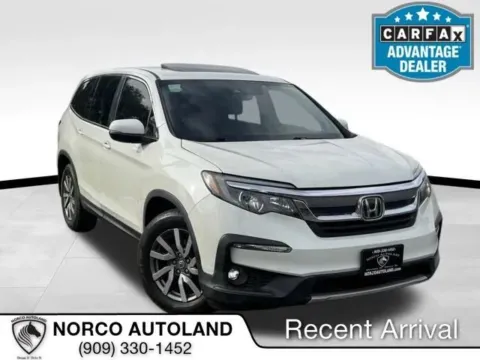 White 2019 Honda Pilot EX-L Sport Utility 4D for sale in Norco, CA