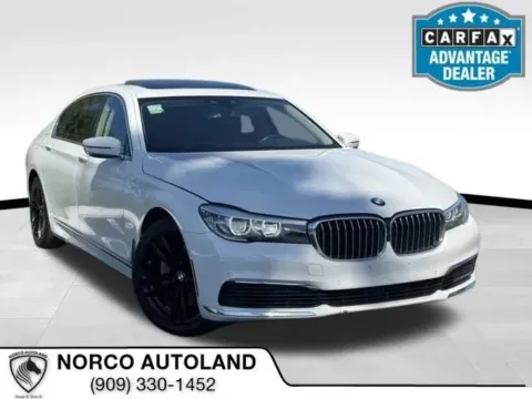 White 2019 BMW 7 Series 740i Sedan 4D for sale in Norco, CA