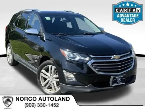 Black 2018 Chevrolet Equinox Premier Sport Utility 4D for sale in Norco, CA