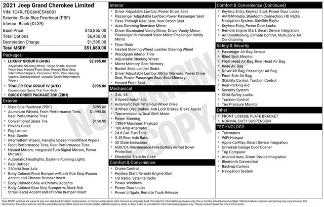 2021 Jeep Grand Cherokee Limited for sale in Ottumwa, IA