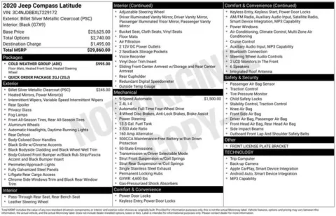 Photos of 2020 Jeep Compass Latitude for sale in Ottumwa, IA at Gregg Young Toyota of Ottumwa