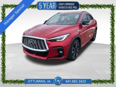 Red 2022 INFINITI QX55 SENSORY for sale in Ottumwa, IA