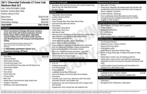 Photos of 2011 Chevrolet Colorado 2LT for sale in Ottumwa, IA at Gregg Young Toyota of Ottumwa