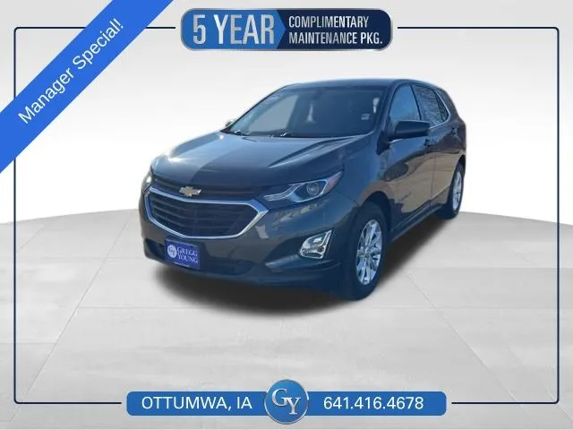 Gray 2018 Chevrolet Equinox LT for sale in Ottumwa, IA