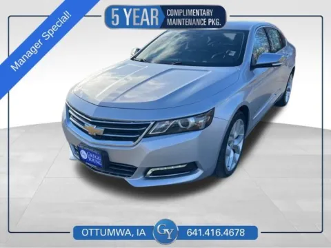 Silver 2016 Chevrolet Impala LTZ for sale in Ottumwa, IA