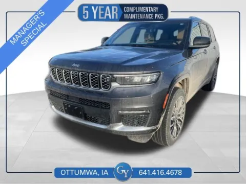 Gray 2021 Jeep Grand Cherokee L Summit for sale in Ottumwa, IA