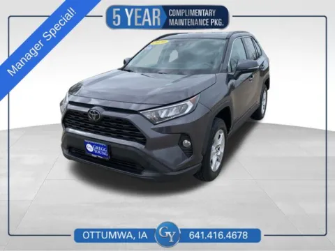 Green 2020 Toyota RAV4 XLE for sale in Ottumwa, IA