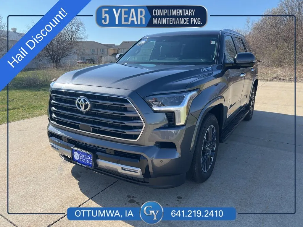 Gray 2025 Toyota Sequoia Limited for sale in Ottumwa, IA