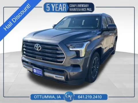 Gray 2025 Toyota Sequoia Limited for sale in Ottumwa, IA