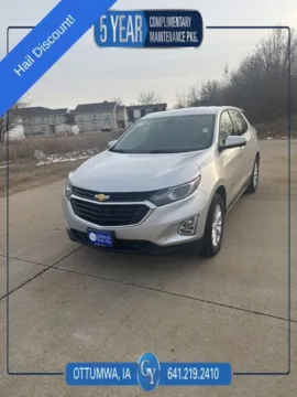 Silver 2018 Chevrolet Equinox LT for sale in Ottumwa, IA