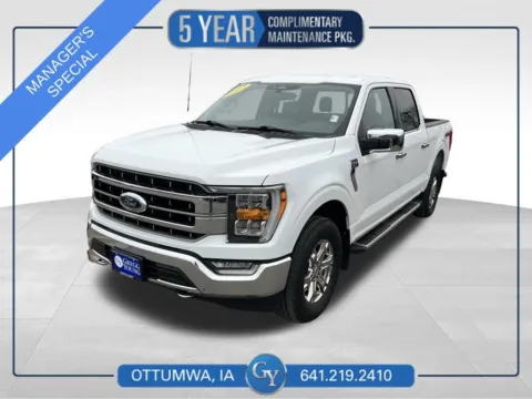 White 2023 Ford F-150 Lariat for sale in Ottumwa, IA