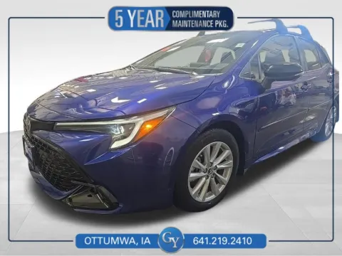 Black 2026 Toyota Corolla Hatchback SE for sale in Ottumwa, IA