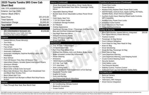 Photos of 2025 Toyota Tundra SR5 for sale in Ottumwa, IA at Gregg Young Toyota of Ottumwa