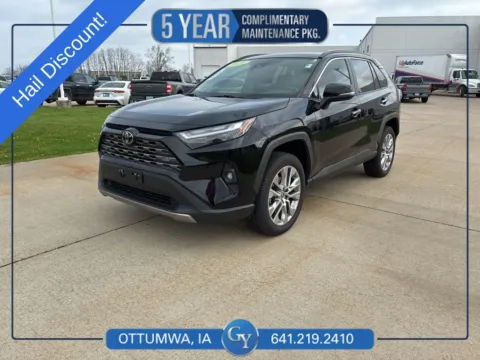 Black 2022 Toyota RAV4 Limited for sale in Ottumwa, IA