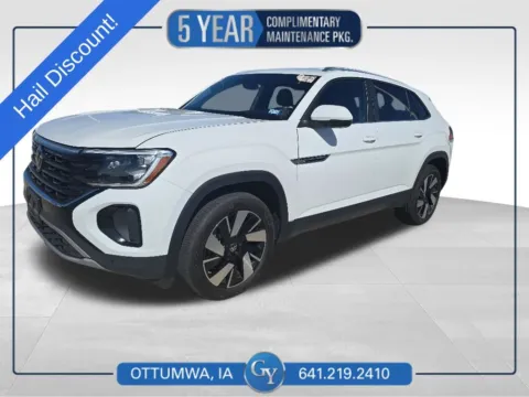 White 2025 Volkswagen Atlas Cross Sport 2.0T SE w/Technology for sale in Ottumwa, IA