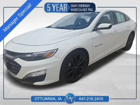 White 2024 Chevrolet Malibu LT for sale in Ottumwa, IA