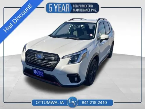 White 2023 Subaru Forester Sport for sale in Ottumwa, IA