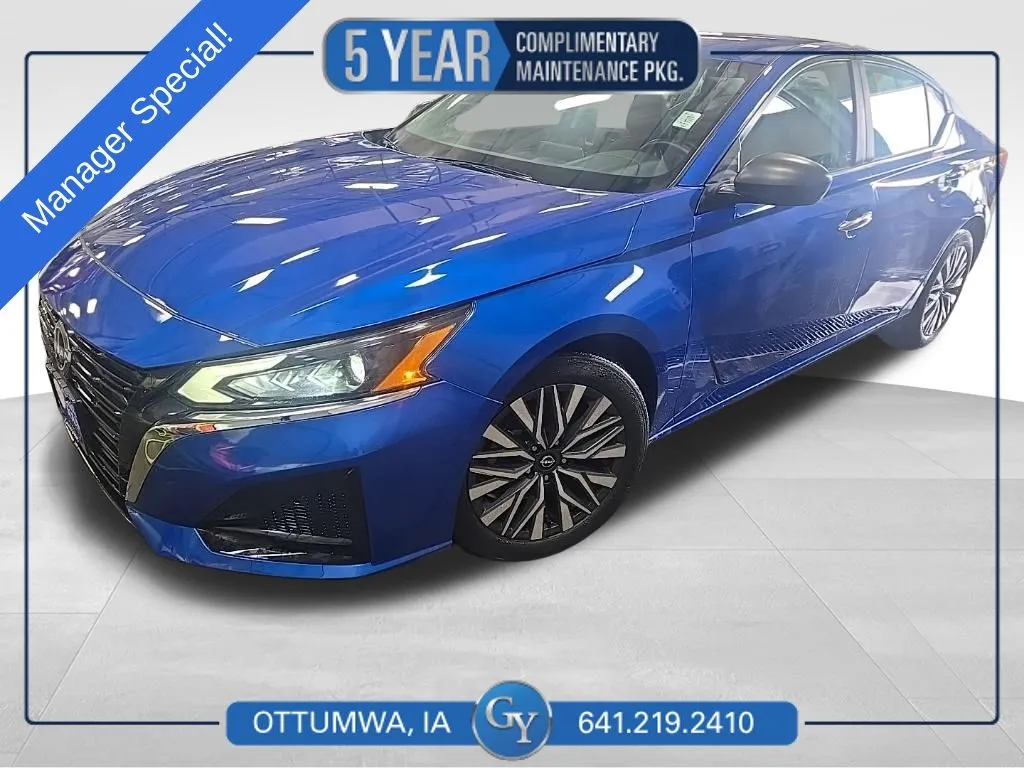 Blue 2025 Nissan Altima 2.5 SV for sale in Ottumwa, IA